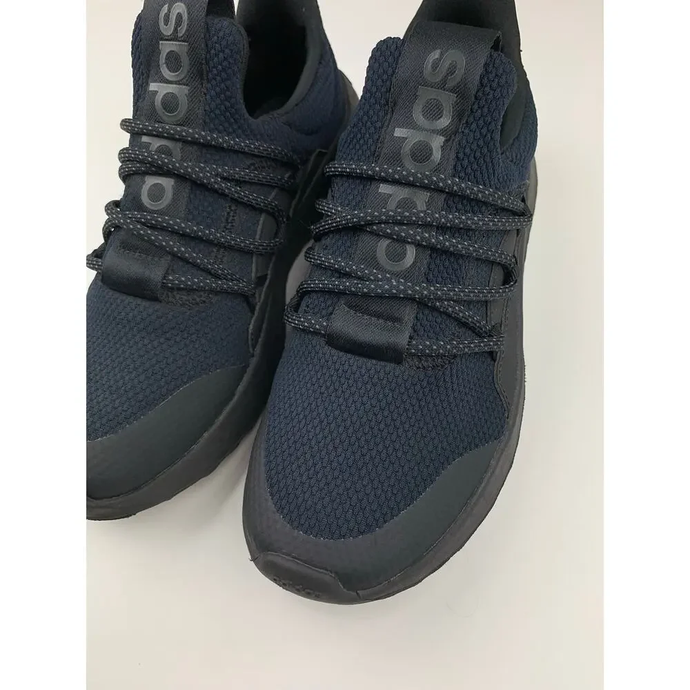 Adidas Boys Lite Racer Adapt 5.0 Running Shoes Slip On Black Sneakers Size 3.5